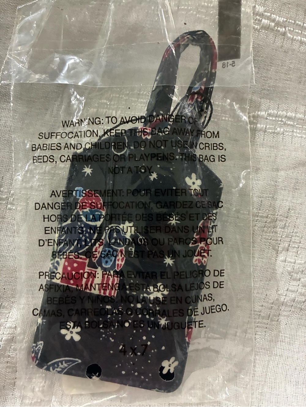 NWT Vera Bradley Iconic Luggage Tag Holiday Owls